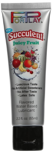 For Play Succulent Juicy Fruit Flavored Water Based Lubricant - 2.2 Fl. Oz. / 65 Ml