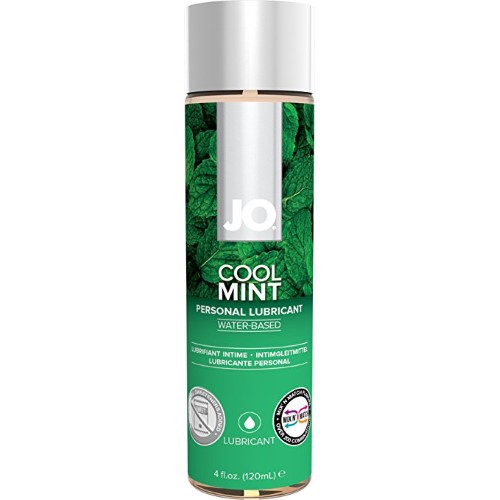 System JO H2O Water Based Flavored Lubricant, Cool Mint, 4 Oz