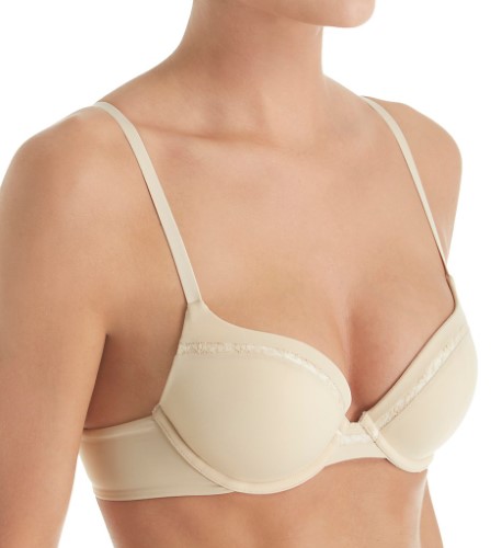 Self Expressions SE9500 Comfort Devotion Memory Foam Demi Bra (Latte Lift/Ivory 34D)