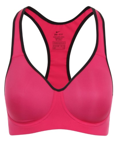 Nike PRO RIVAL BRA, 10 | SZKOLENIA KOBIET | KOBIETY | BRA | VIVID PINK / BLACK / BLACK | 30D