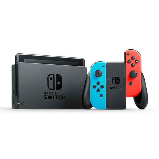 Nintendo Switch Console with Gray Joy-Con Controller