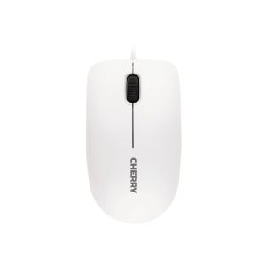 CHERRY MC 1000 Mouse - Optical - Cable - White Gray - USB 2.0 - 1200 Dpi - Scroll Wheel - 3 Button(s) - Symmetrical