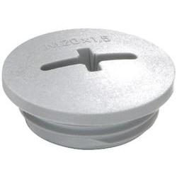 Wiska 10062516 EVSG 20 Silver-Grey Plastic Blind Plug M20