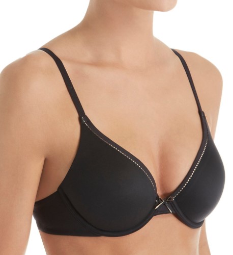 Self Expressions Comfort Devotion Memory Foam Extra Coverage Bra (Black W/Latte Lift 40C) Model: SE6770