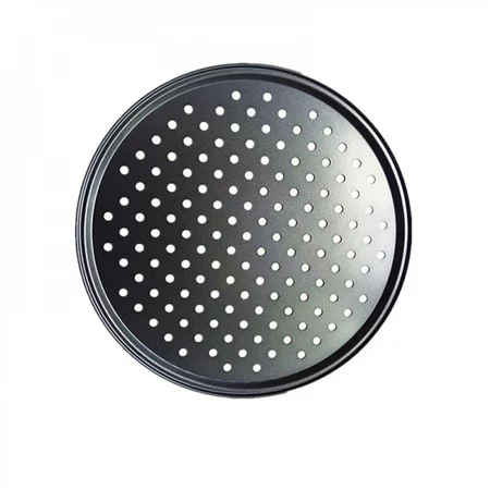 MEROTABLE 12 Inch Non-stick Round Cake Pan Microwave Oven Baking Dishes Pans Pie Tray Baking Pizza Pan 26CM