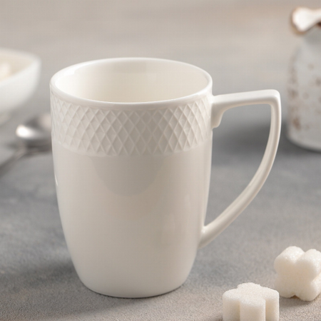[ Set of 6 ] MUG 12 FL OZ | 350 ML--White