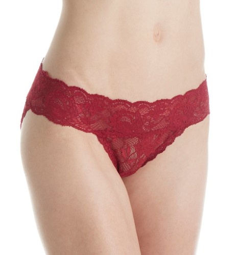 Cosabella Never Say Never Tootsie Low Rise Bikini Panty (Deep Ruby M) Model: Nvr0521