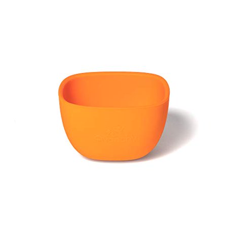 Avanchy Silicone La Petite Mini Silicone Bowl Orange - Silicone Baby Dishes - Baby Bowl - Silicone Bowl - Baby Dishes Set - Baby Feeding Bowl - Bowls 