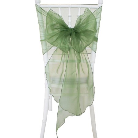 Wide Organza Chair Sashes - Clover 51848 (10pcs/pk)