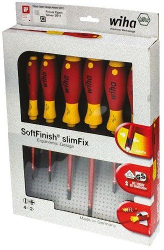 Wiha Slimfix SoftFinish Electric 6pc Screwdriver Set thumbnail