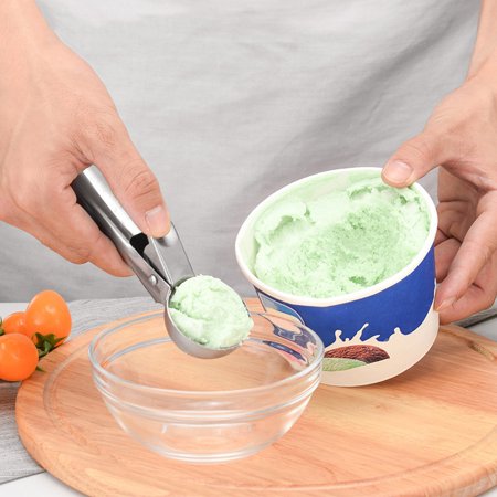 Premium Ice Cream Scoop Cookie Scooper Ice Cream and Cookie Scoop Ice Cream Scoop Stainless Cookie Scooper for Ice Cream Mash Food Spoon Premium Ice C
