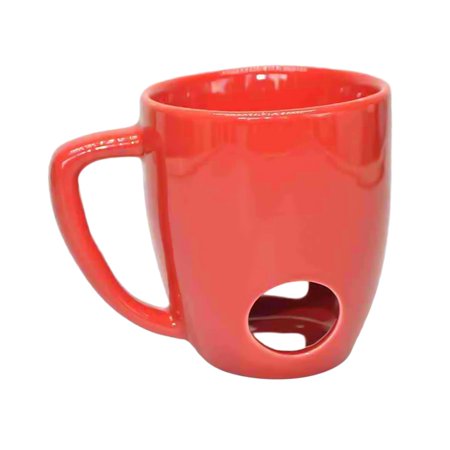 Mini Fondue Mug  Small Warmer Personal Chocolate Fondue Mug Melter Heating Furnace for Chocolate  Butter  Ice Cream  Cheese