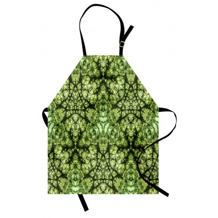 Nature Apron Free Abstract Nature Inspired Mind Bind Folded Color Silhouette Counter Culture Artsy  Unisex Kitchen Bib Apron with Adjustable Neck for 