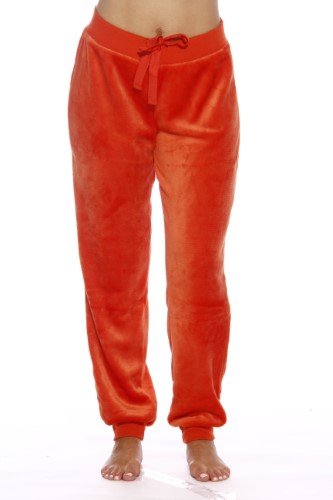 6317-Spice-1X Just Love Velour Pajama Pants / Joggers for Women (Spice Jewel, 1X)