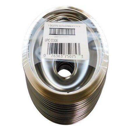 1pk Stanco 5075-6B Drip Bowls  Steel  Chrome  Silver  6