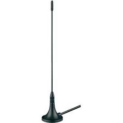 Wentronic Goobay Passive DVB-T2(HD) Mini-Magnetantenne, Schwarz, 2 M - 3 DB Antenne Zum Empfang Von DVB-T/DVB-T2 HD Programmen (67090)