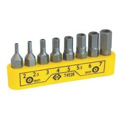 CK Tools T4528 Bit Clip Tamperproof Hexagon Set of 8