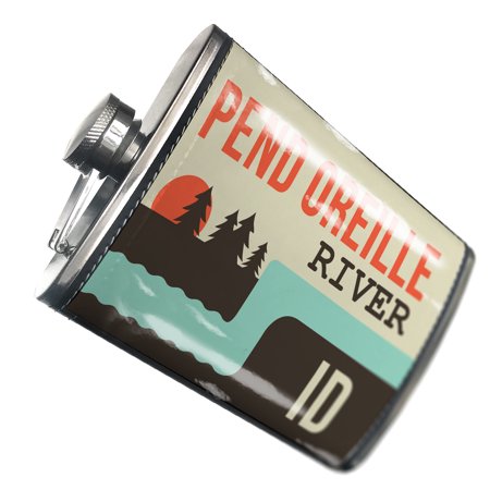 NEONBLOND Flask USA Rivers Pend Oreille River - Idaho