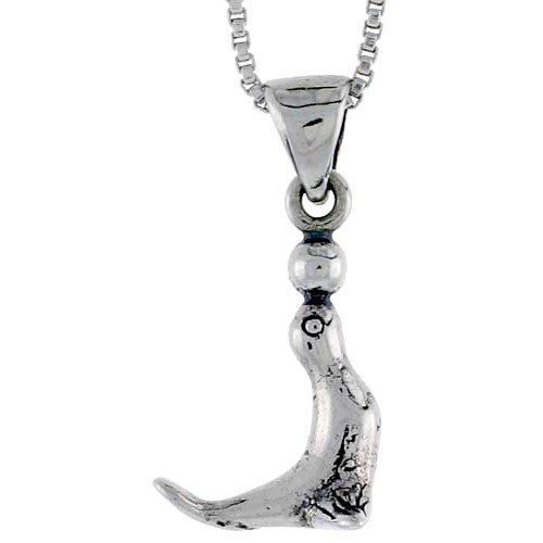 Sterling Silver Seal Charm, 5/8 Inch Tall