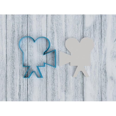 Film Camera Outline Cookie Cutter / Sugar Cookie / Fondant / Clay (1253)