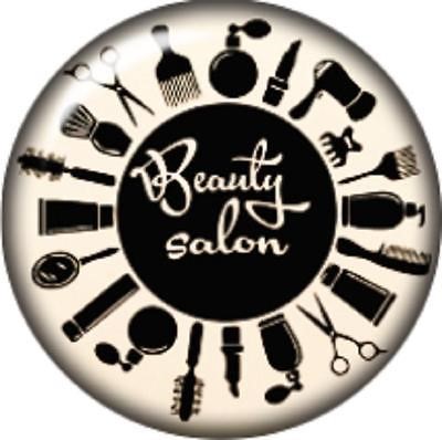 Snap Button Hairdresser Beauty Salon 12mm Charm Chunk Interchangeable