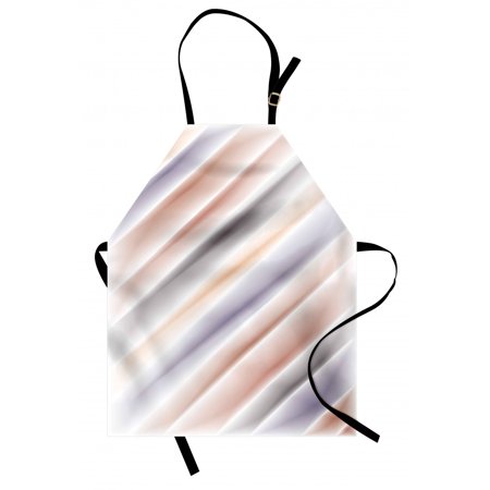 Modern Art Apron Hazy Gradient Digital Pale Color Layout New Counter Culture Artwork Print  Unisex Kitchen Bib Apron with Adjustable Neck for Cooking 