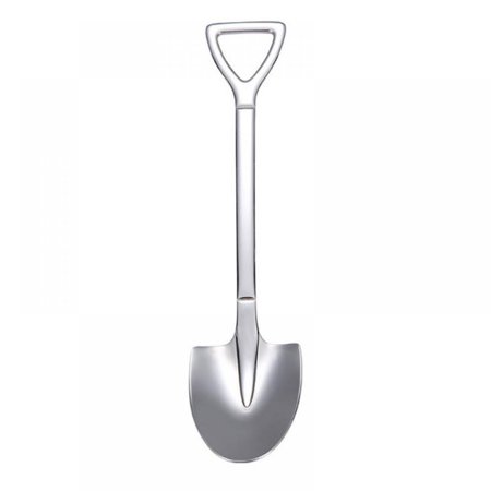 BIG SAVE! Cute Stainless Steel Mini Shovel Ice Cream Chocolate Cake Coffice Tea Stirring Spoons for Dessert Fruit Gelato Sugar Peanut Butter Small Gif