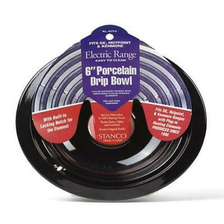 2pk Stanco 5075-6 Electric Range Reflector Bowl 6   Chrome