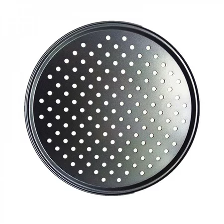 MEROTABLE 12 Inch Non-stick Round Cake Pan Microwave Oven Baking Dishes Pans Pie Tray Baking Pizza Pan 28CM