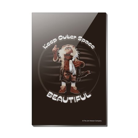 Keep Outer Space Beautiful Fraggle Rock Uncle Traveling Matt Rectangle Acrylic Fridge Refrigerator Magnet