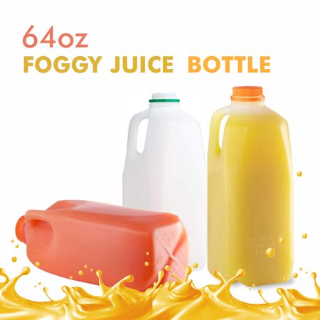 [30 Pack] 64 OZ Empty Plastic Juice Bottles with Tamper Evident Caps - Half Gallon  Smoothie Bottles Ideal for Juices  Milk  Smoothies  Picnic S   Mea