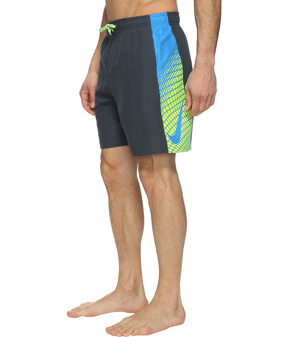 Nike - Clash 7 Volley Shorts (Classic Charcoal) Men's Swimwear