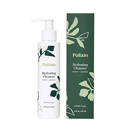 Follain Hydrating Cleanser: Nourish Face Wash with Glycerin  Green Tea  Purifying  Moisturizing & Deep Cleansing Makeup Oily  Sensitive Skin  Cruelty 