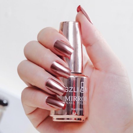 MEROTABLE 18ml Sexy Metallic Nail Polish Mirror Gel Nail Polish 2