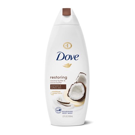 Dove Restoring Body Wash Coconut Butter and Cocoa Butter 22 Fl. Oz.