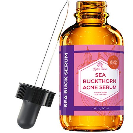 Sea Buckthorn Acne Leven Rose 100% Natural Clear Skin Healing Acne Treatment Face Serum Skin Care with Tree Oil  Dark Spot Remover Face  Acne Scar Tre