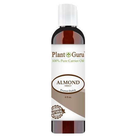 Sweet Almond Oil 4 Oz. 100% Pure Natural Carrier for Skin  Hair Growth  Face