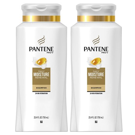 Pantene  Shampoo  Pro-V Daily Moisture Renewal for Dry Hair  25.4 Fl Oz  Twin Pack