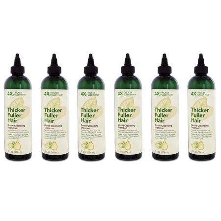 Thicker Fuller Hair Gentle Cleansing Shampoo 12 Fl. Oz. - Pack of 6
