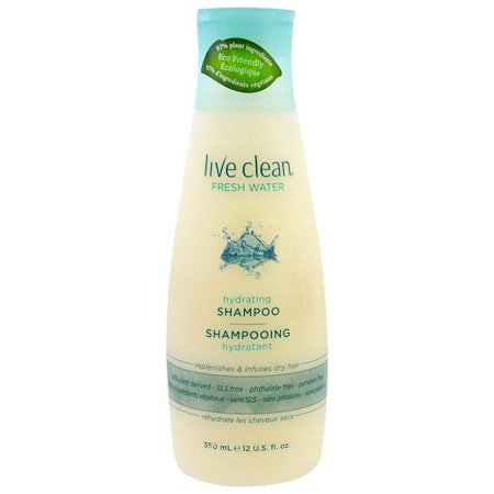 Live Clean  Hydrating Shampoo  Fresh Water  12 Fl Oz (350 Ml) Pack of 4