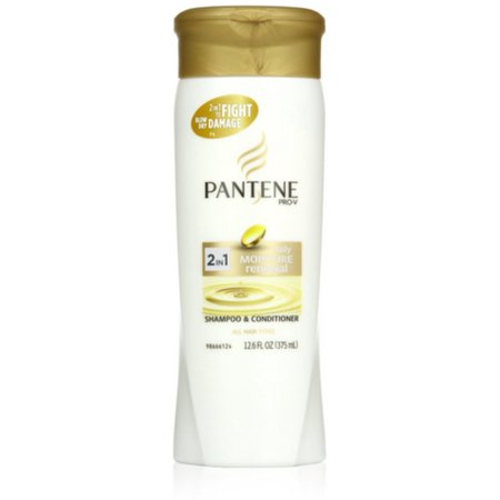 Pantene Pro-V Daily Moisture Renewal 2-in-1 Shampoo + Conditioner 12.6 Oz (Pack of 6)