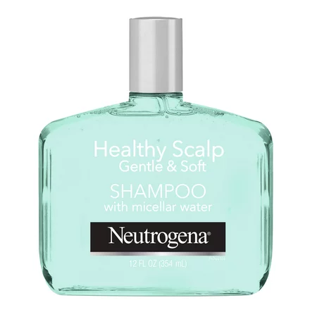 Neutrogena Lightweight Shampoo for Sensitive Scalp with Micellar Water  Healthy Scalp Gentle & Soft  Sulfate-Free Surfactants  Color-Safe  12 Fl Oz
