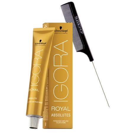 7-470 Medium Blonde Beige Copper Natural   Schwarzkopf IGORA Royal Absolutes Permanent Hair Color Cream  100% Grey  White Coverage  Haircolor Dye - Pa