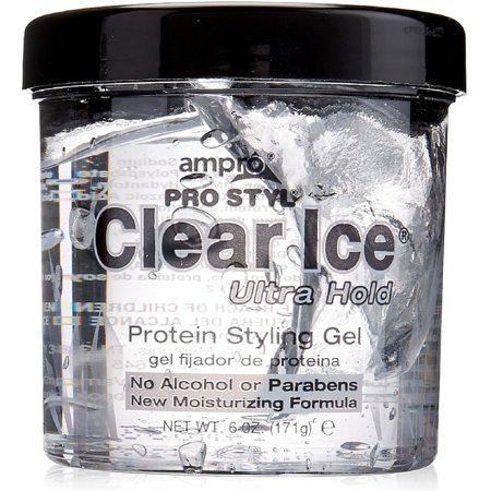 Ampro Pro Styl Clear Ice Protein Styling Gel  Ultra Hold 6 Oz (Pack of 4)