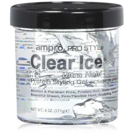 Ampro PRO STYL Clear Ice Ultra Hold Protein Styling Gel 6 OZ