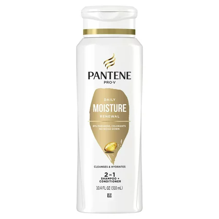 Pantene Pro-V Daily Moisture Renewal 2 in 1 Shampoo + Conditioner  All Hair Types  10.4 Fl Oz