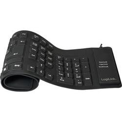 LogiLink ID0019A Keyboard Universal USB QWERTZ German Black