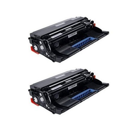 PrinterDash Compatible MICR Replacement for Lexmark M5155/M5163/M5170/XM-5163/5170/7155/7163/7170/7263/7270 Imaging Drum Unit (2/PK-100000 Page Yield)