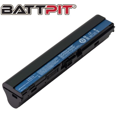 BattPit: Laptop Battery Replacement for Acer Aspire One 756-4890  AK.004BT.098  AL12B31  AL12B72  KT.00407.002 (11.1V 4400mAh 49Wh)