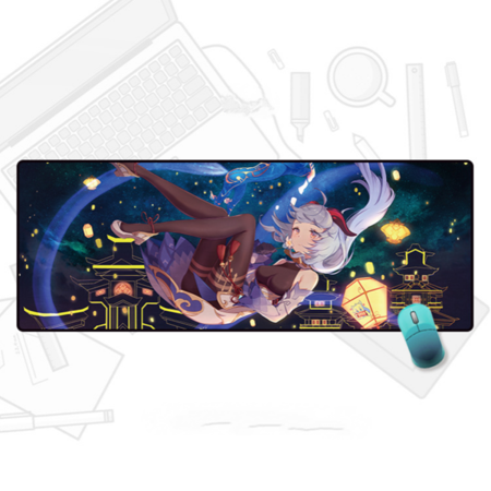 Large Mouse Pad  Extended Gaming Mouse Pad Mat with Non-Slip Base Stitched Mousepad  80×30cm-YS--09